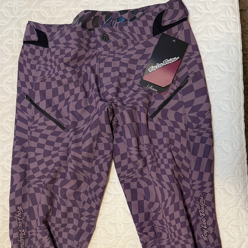 Purple womens MTB pants